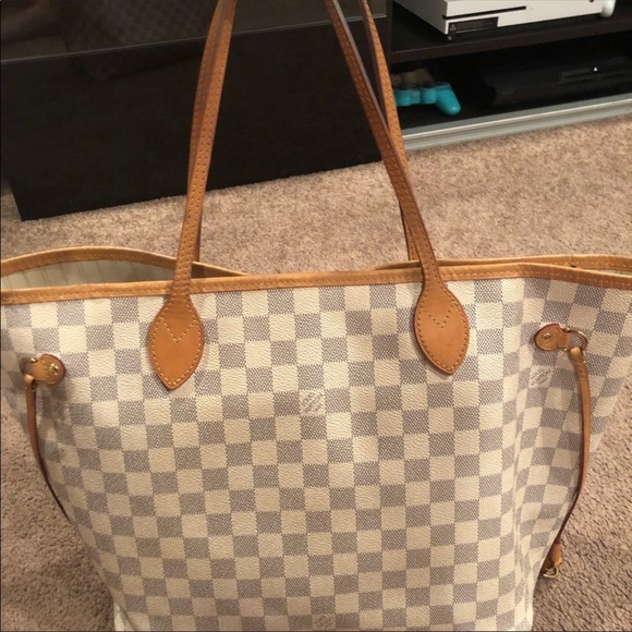 LouisVuitton Neverfull MM Damien Azur 1 Yr Handbag - Picture 2 of 9